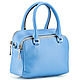 Women's leather bag 'Lolita' (blue), Classic Bag, St. Petersburg,  Фото №1