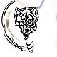 Order White wolf hoodie, men's hoodie with zipper. Lara (EnigmaStyle). Livemaster. . Sweatshirts for men Фото №3