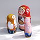 Matryoshka 3 places 'a Gift for mom'. Dolls1. Marusia. Online shopping on My Livemaster.  Фото №2