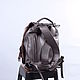 Men's leather backpack ' El Paso Silver». Men\\\'s backpack. CRAZY RHYTHM bags (TP handmade). My Livemaster. Фото №4
