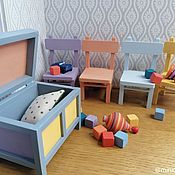 Куклы и игрушки ручной работы. Ярмарка Мастеров - ручная работа Muebles de casa de muñecas cofre en Miniatura para casa de muñecas. Handmade.