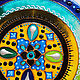 Round interior painting of the Mandala 'Infinity of the ocean'. Pictures. Art by Tanya Shest. My Livemaster. Фото №5