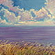 Oil painting on canvas. Sea lavender, Pictures, Moscow,  Фото №1