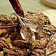 Серьги с дымчатым кварцем, Серьги классические, Екатеринбург,  Фото №1