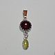 Pendant with chrysoberyl and garnet hessonite in silver. Pendants. marusjy. My Livemaster. Фото №6