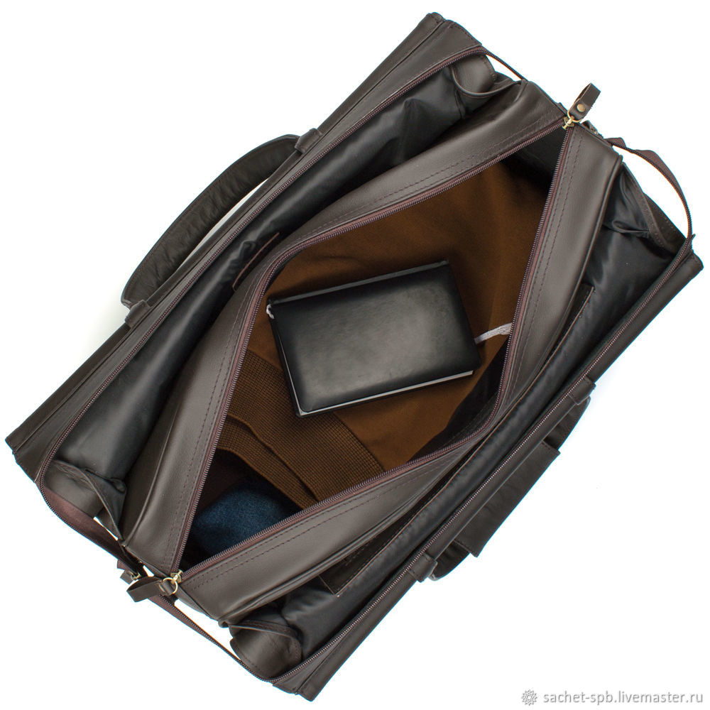 leather travel bag harry brown shop online on livemaster with