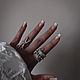 Boho rings silver-plated rings. Rings. ket-di. My Livemaster. Фото №6