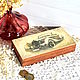 Vintage Banknote box for money 'Old car' for men, Box, Moscow,  Фото №1