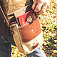 Leather and canvas shoulder bag. Men\'s bag. G.L.A.D.. My Livemaster. Фото №5