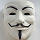 Colleсtion White Guy Fawkes mask V for Vendetta mask Anonymous Freedom. Carnival masks. MagazinNt (Magazinnt). My Livemaster. Фото №4