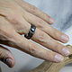 Order Men's ring with labradorite 'Cedar'. Unusual Gemstone Jewelry. Livemaster. . Rings Фото №3