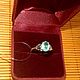 Кольцо с природным изумрудом без обработки 1.45ct, 925. Кольца. OLVIKSOL JEWELRY STORE. Ярмарка Мастеров.  Фото №5
