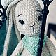 Вязаная игрушка, интерьерная игрушка, вязаный зайчик, Мягкие игрушки, Кингисепп,  Фото №1