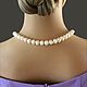 Колье с жемчугом, бусы из жемчуга, ожерелье с жемчугом. Колье. SILVER MODA. Ярмарка Мастеров.  Фото №4