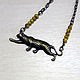 Mini necklace 'Leopard', Necklace, Moscow,  Фото №1