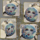 Snow Angel – Birthday gift – Neck decoration. Pendant. lacquer miniature. My Livemaster. Фото №6