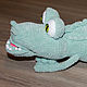 Soft toys: Crocodile plush. Crocheted crocodile. Stuffed Toys. Nina Rogacheva 'North toy'. Online shopping on My Livemaster.  Фото №2