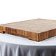 Order End cutting board made of oak 400h300h40 mm. stolizmassiwa. Livemaster. . Utensils Фото №3