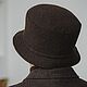 Шляпа с полями ОСЕНЬ. Шерстяная коричневая шляпка на весну, зиму. Шляпы. MoroshkaHats Головные уборы. Ярмарка Мастеров.  Фото №5