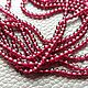 Гранат красный, А+++ бусины 2  мм. Бусины. magic beads. Ярмарка Мастеров.  Фото №4