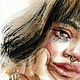 Watercolor portrait custom. Pictures. katfray. My Livemaster. Фото №4