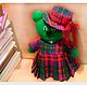 Bear in a hat with bow. Stuffed Toys. Tanyusha (inozemtcevatv). My Livemaster. Фото №4