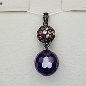 Украшения handmade. Livemaster - original item Pendant with natural semi-precious stones. Handmade.
