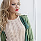 Coats 'Dual green'. Coats. Designer clothing Olesya Masyutina. Online shopping on My Livemaster.  Фото №2