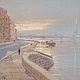 Painting with pastels - the bridge and rain in St. Petersburg, Pictures, St. Petersburg,  Фото №1