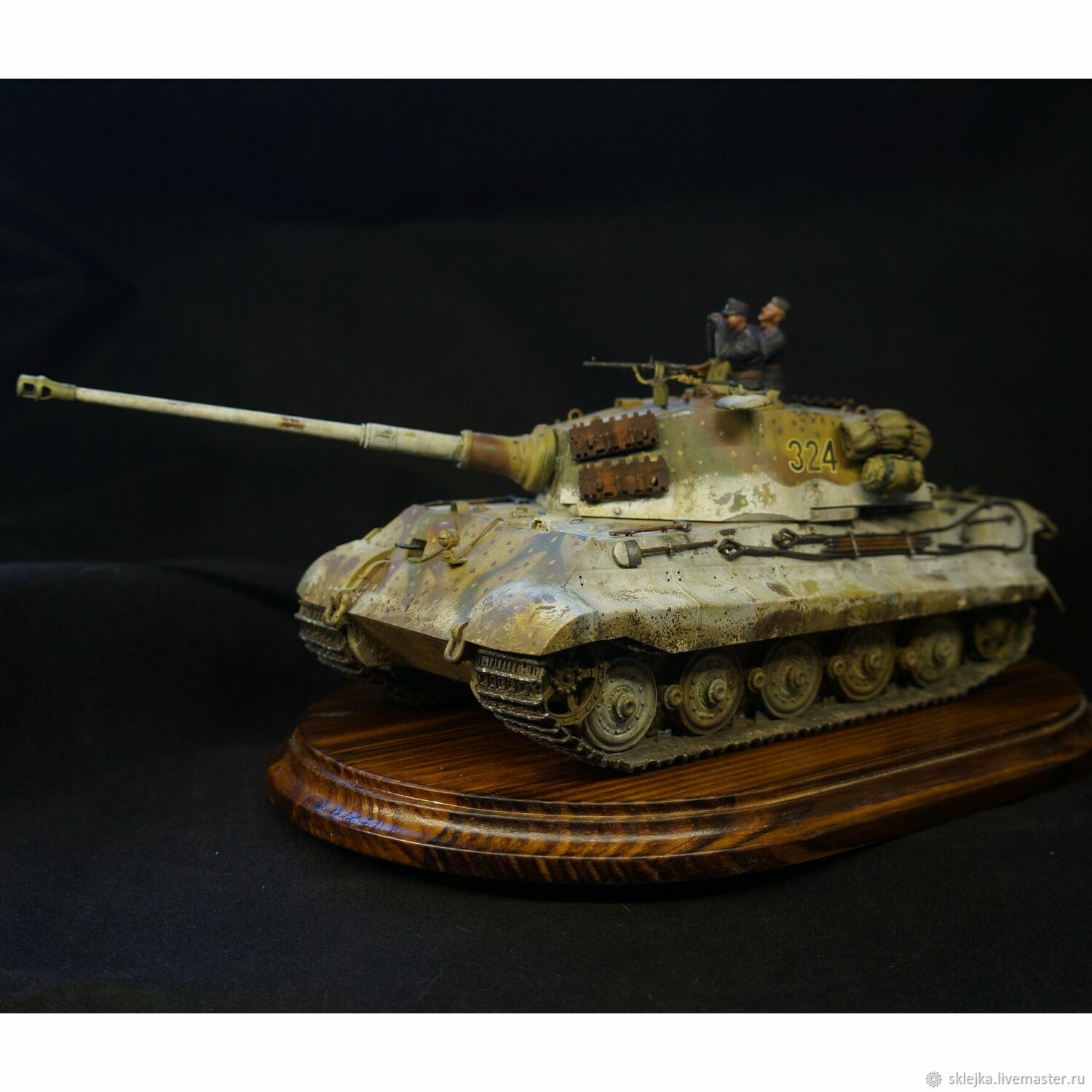 Военная миниатюра: Королевский тигр вермахта в масштабе 1 к 35 в ...