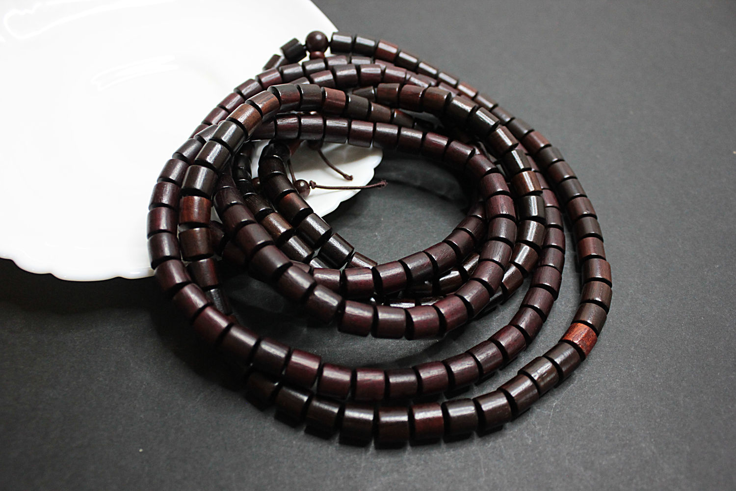 Beads Valuable Wood Paduk Burmese Barrel 8h7mm, Beads1, Bryansk,  Фото №1