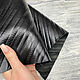 Balenciaga Nero (1,2-1,4 мм), цв. Черный, натуральная кожа. Кожа. Prima Pelle (Марина). Ярмарка Мастеров.  Фото №5