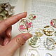 Transparent Buttons are Handmade from Resin Frozen Summer. Buttons. WonderLand. My Livemaster. Фото №9