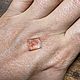 Лимонит в кварце 3.85ct, Бразилия. Камни. «ФИЛОСОФИЯ КАМНЯ». Ярмарка Мастеров.  Фото №6