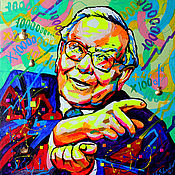 Картины и панно handmade. Livemaster - original item Pictures: Warren Buffett is the best investor.. Handmade.