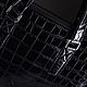 Сумка для документов из кожи крокодила IMA0702B4. Портфель. CrocShop товары из экзотической кожи. Ярмарка Мастеров.  Фото №5
