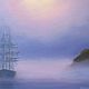 Заказать Картина маслом морской пейзаж "В тумане". Мария Игнаткина. Ярмарка Мастеров. . Картины Фото №3