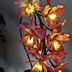 Order Orchid nightlight flower 'Sunset Kiss'. Elena Krasilnikova. Livemaster. . Nightlights Фото №3