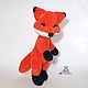 Soft toy Fox plush crocheted Fox. Stuffed Toys. vyazunchiki-lz (vyazunchiki-lz). My Livemaster. Фото №4