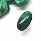 Ring: Ring with malachite 'Silk ribbon', silver, Rings, Moscow,  Фото №1