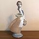 Винтаж: Статуэтка «Девочка с корзинкой». Nao by Lladro. Испания, Статуэтки винтажные, Орел,  Фото №1
