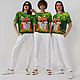 Pantalones cargo mujer lino blanco. Pants. Bykovskaya Lyudmila. My Livemaster. Фото №5