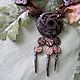 Колье и серьги "Сюри" из дерева. Колье. Мода с секретом (moda-s-sekretom). Ярмарка Мастеров.  Фото №5