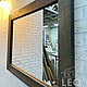 Зеркало на стену из дуба LF-786. Зеркала. Leo-loft. Ярмарка Мастеров.  Фото №4