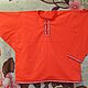 Рубаха оранжевая косоворотка, Рубашки, Санкт-Петербург,  Фото №1