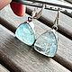 Серьги с Аквамарином серебро 925. Серьги классические. Jeweller -Danil. Ярмарка Мастеров.  Фото №5