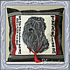 Order Decorative pillow-batik 'Black Terrier '. Handmade studio - Anna Aleskovskaya. Livemaster. . Pictures Фото №3