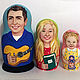 Copy of Custom nesting doll Portrait matryoshka 3 pieces, Dolls1, Moscow,  Фото №1
