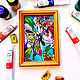 Stained glass painting ' Among flowers', Stained glass, Novosibirsk,  Фото №1