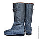 Winter boots Python BOOTS. High Boots. Exotic Workshop Python Fashion. Online shopping on My Livemaster.  Фото №2